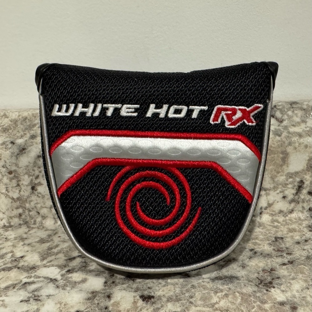 Odyssey White Hot RX Mallet Putter Head Cover Black/Red